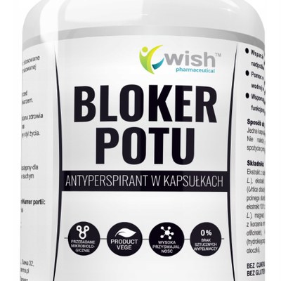 Wish BLOKER POTU ANTYPERPIRANT W KAPSUŁKACH 90 kapsułek