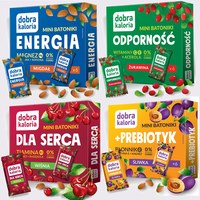 DOBRA KALORIA 4x MINI BATONIKI Energia Odporność Dla Serca