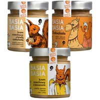 BASIA BASIA KREM ORZECHOWY MIX 3 SMAKÓW chałwa banan