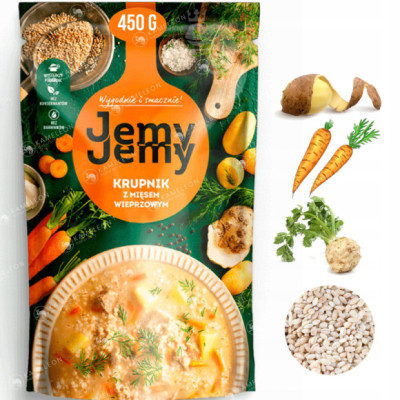 JEMY JEMY KRUPNIK Z MIĘSEM WIEPRZOWYM