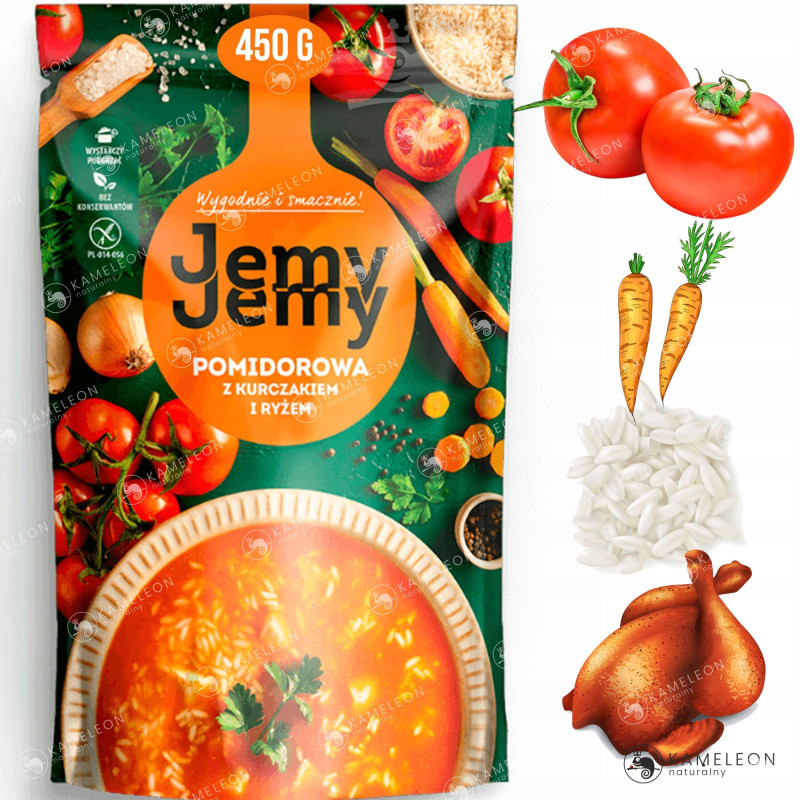 JEMY JEMY ZUPA POMIDOROWA Z KURCZAKIEM 7szt