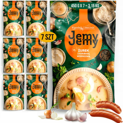 JEMY JEMY ŻUREK Z KIEŁBASĄ WIEPRZOWĄ