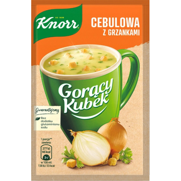 KNORR GORĄCY KUBEK zupa instant ZESTAW MIX RÓŻNYCH SMAKÓW ZUP - 20 sztuk KNORR GORĄCY KUBEK zupa instant ZESTAW MIX RÓŻNYCH SMAKÓW ZUP - 20 sztuk