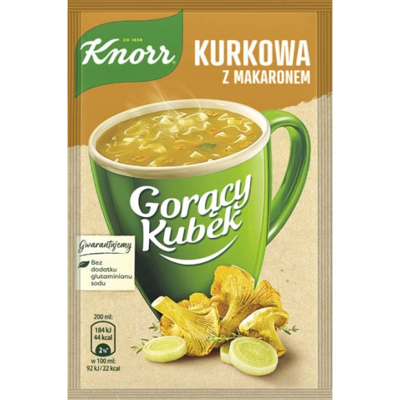 KNORR GORĄCY KUBEK zupa instant ZESTAW MIX RÓŻNYCH SMAKÓW ZUP - 20 sztuk KNORR GORĄCY KUBEK zupa instant ZESTAW MIX RÓŻNYCH SMAKÓW ZUP - 20 sztuk