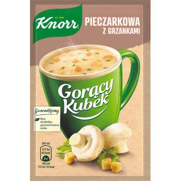 KNORR GORĄCY KUBEK zupa instant ZESTAW MIX RÓŻNYCH SMAKÓW ZUP - 20 sztuk KNORR GORĄCY KUBEK zupa instant ZESTAW MIX RÓŻNYCH SMAKÓW ZUP - 20 sztuk