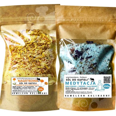 KAMELEON KULINARNY sól do kąpieli MEDYTACJA 200g +