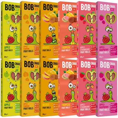 ŚLIMAK BOB SNAIL PRZEKĄSKA bez cukru MIX SMAKÓW 12 SMAKÓW x