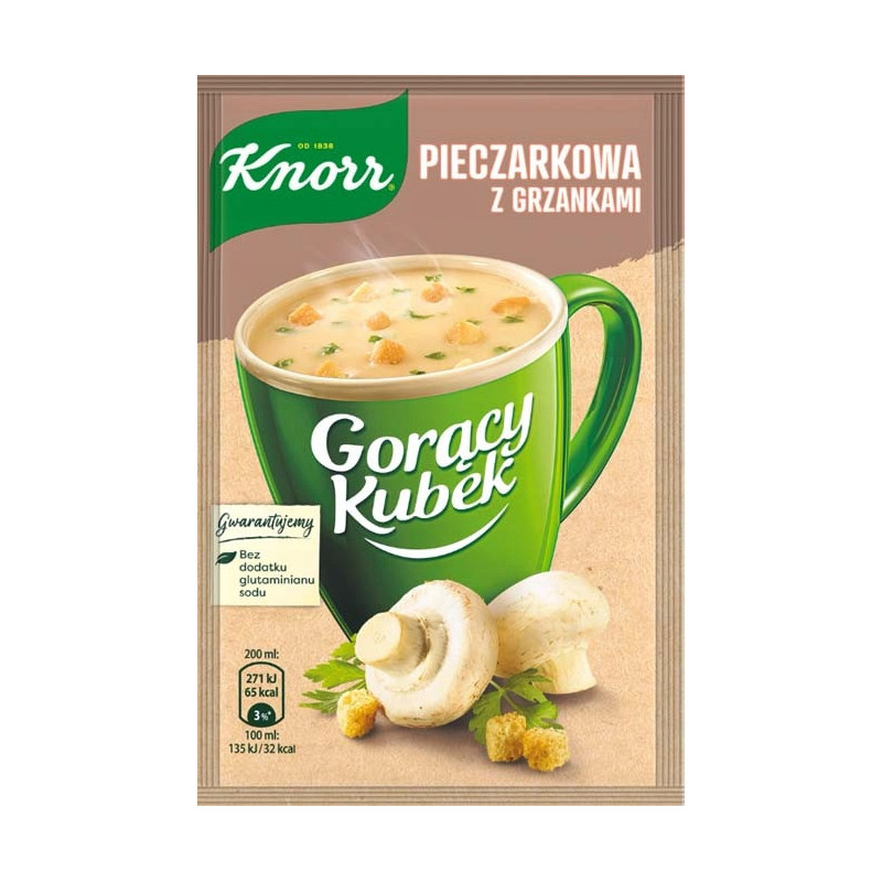 KNORR GORĄCY KUBEK zupa ZESTAW MIX SMAKÓW POMIDOROWA ROSÓŁ i 8 INNYCH 10szt