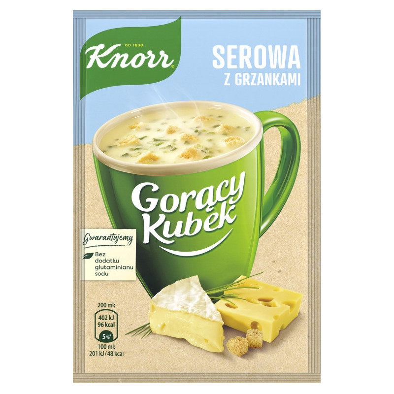 KNORR GORĄCY KUBEK zupa ZESTAW MIX SMAKÓW wszystkie istniejące SMAKI 12szt