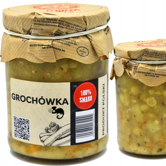 ZUPA GROCHÓWKA GROCHOWA gotowe danie TYLKO PODGRZAĆ 490g 0,49KG MIELCZAREK