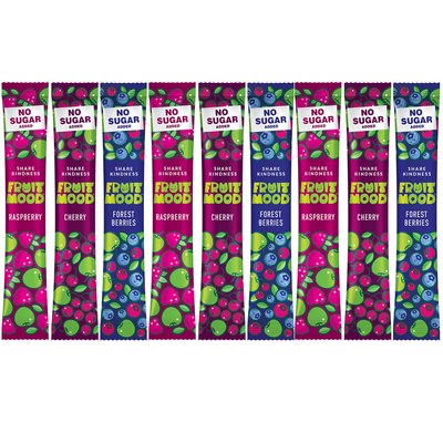 FRUIT MOOD przekąska BEZ DODATKU CUKRU mix smaków LEŚNE