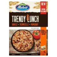 Melvit TRENDY LUNCH ORKISZ Makaron VERMICELLI POMIDORY