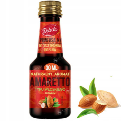 DELECTA AROMAT NATURALNY AMARETTO premium 30ml