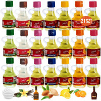 DELECTA AROMATY do ciast ZESTAW 21 szt. MIX SMAKÓW