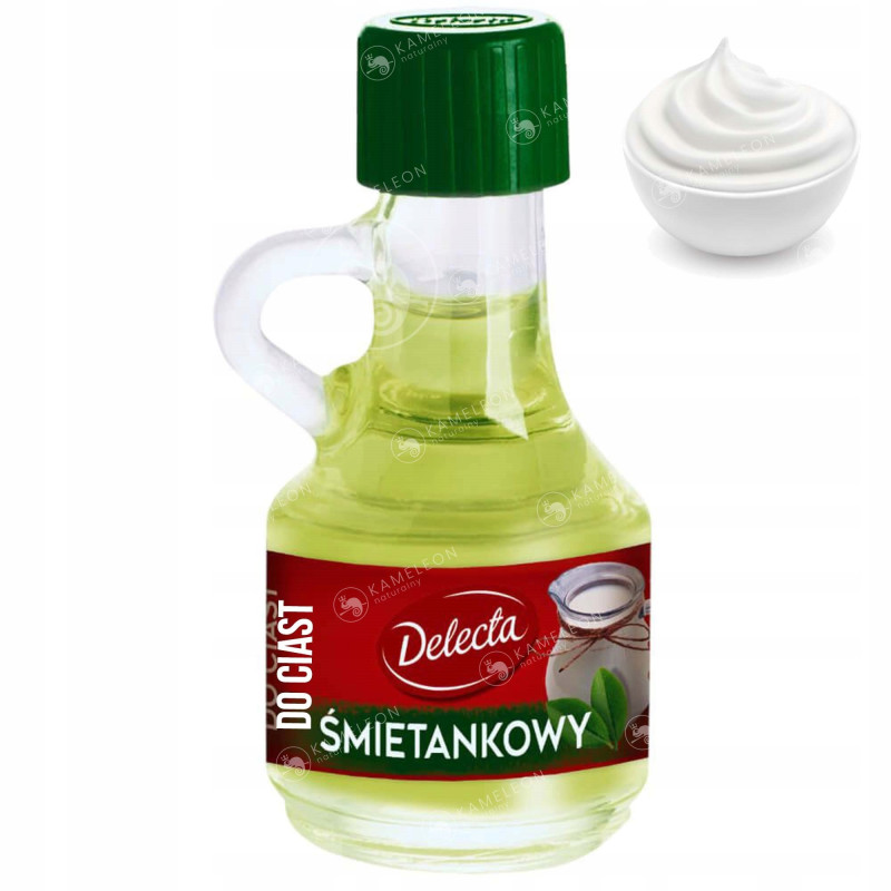 UWAGA PROMOCJA DELECTA AROMAT ŚMIETANKOWY DO CIAST DESERÓW 9ml