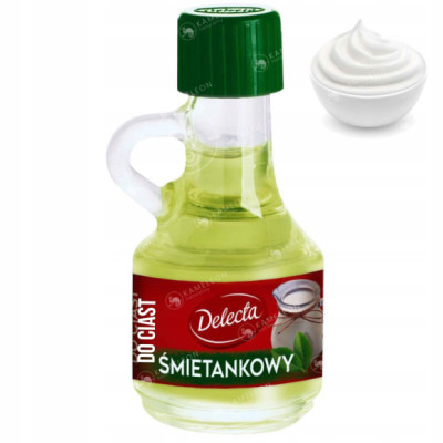 UWAGA PROMOCJA DELECTA AROMAT ŚMIETANKOWY DO CIAST DESERÓW 9ml