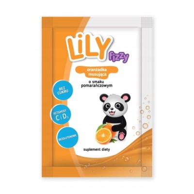 LILY FIZZY oranżadka musująca POMARAŃCZOWA smak