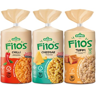 Kupiec FITOS WAFLE smakowe RYŻOWO KUKURYDZIANE i
