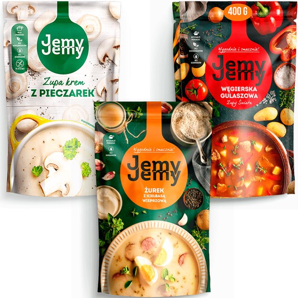 PROFI - JEMY KREM Z PIECZAREK WĘGIERSKA ŻUREK ZESTAW 3SZT