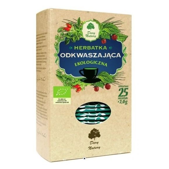 Dary Natury HERBATKA ODKWASZAJĄCA EKOLOGICZNA 25 saszetek