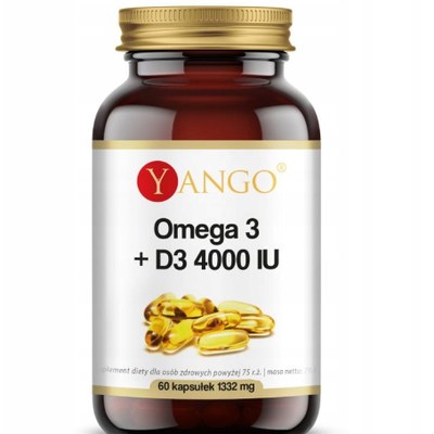 YANGO OMEGA 3 + D3 4000 IU 60 kapsułek