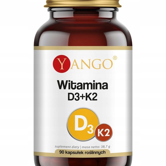 Yango WITAMINA D3 + K2 mk-7 90 kapsułek