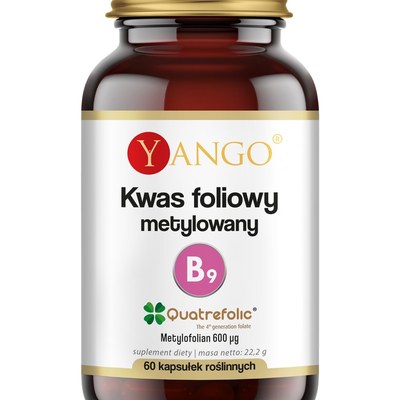 Yango KWAS FOLIOWY METYLOWANY (Quatrefolic) 60 kapsułek