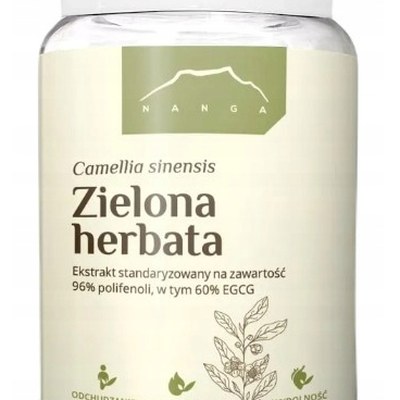 Nanga ZIELONA HERBATA ekstrakt 400mg 100 kapsułek