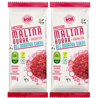 BOX bezglutenowe wegańskie CIASTKA CIASTECZKA MALINA
