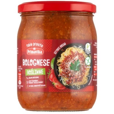Primavika BOLOGNESE ROŚLINNE 470g gotowe danie
