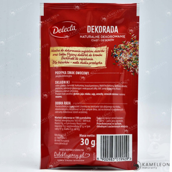 Decorada POSYPKA SMAK OWOCOWY dekorowanie ciasta Decorada POSYPKA SMAK OWOCOWY dekorowanie ciasta