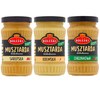 ROLESKI MUSZTARDA mix 3 smaków x175g aż 525g