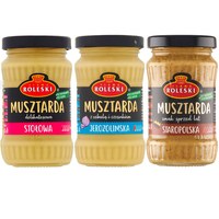 ROLESKI MUSZTARDA mix 3 smaków x175g aż 525kg