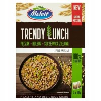 Melvit TRENDY LUNCH Kasza PĘCZAK BULGUR SOCZEWICA ZIELONA