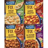 Kucharek FIX mix 4 GARNEK CHŁOSPKI GULASZ WĘG DANIA