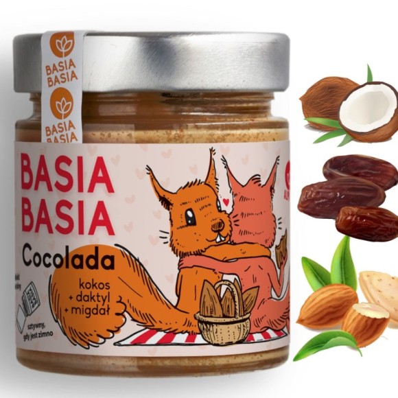 BASIA BASIA Krem pasta COCOLADA KOKOS DAKTYL MIGDAŁ bez