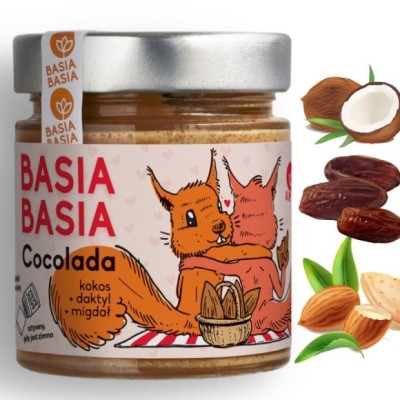 BASIA BASIA Krem pasta COCOLADA KOKOS DAKTYL MIGDAŁ bez