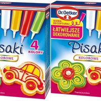 Dr.OETKER PISAKI CUKROWE BIAŁY CZERWONY ZIELONY ŻÓŁTY