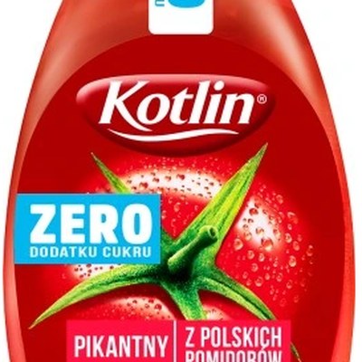 Kotlin KETCHUP PIKANTNY ZERO dodanego cukru 420G