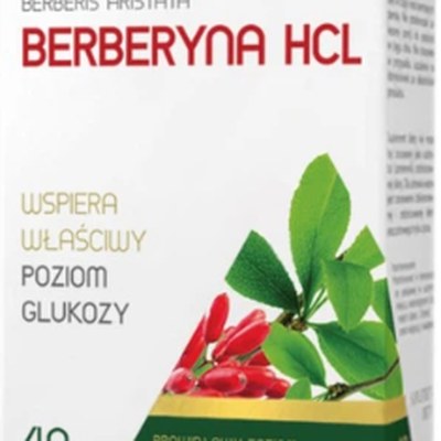Medica Herbs BERBERYNA HCL wsparcie GLUKOZA ODCHUDZANIE