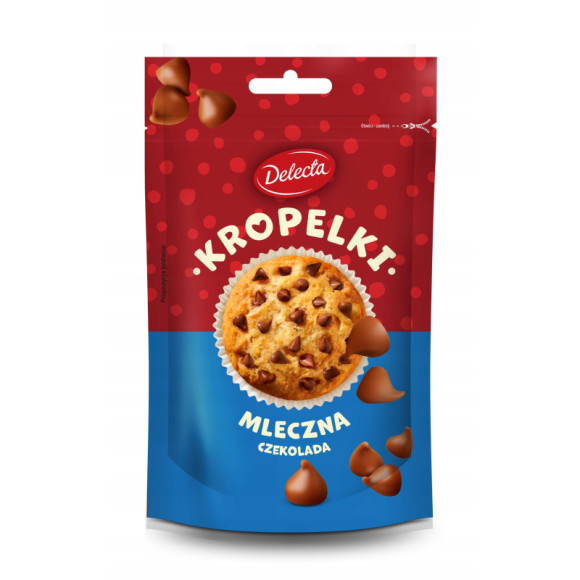 POSYPKA KROPELKI MLECZNA CZEKOLADA DEKORACJA CIAST TORTÓW BABECZEK 80g POSYPKA KROPELKI MLECZNA CZEKOLADA DEKORACJA CIAST TORTÓW BABECZEK 80g
