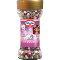 POSYPKA PEREŁKI Mix DEKORACJI DO CIAST KOCI DOMEK GABI 48g DR.OETKER