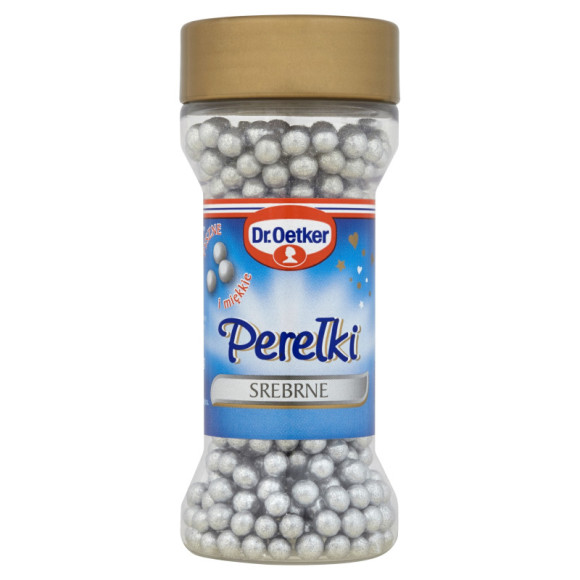 POSYPKA PEREŁKI SREBRNE Mix DEKORACJI DO CIAST 48g DR.OETKER POSYPKA PEREŁKI SREBRNE Mix DEKORACJI DO CIAST 48g DR.OETKER