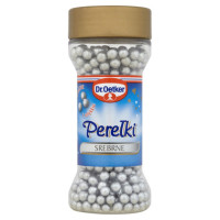 POSYPKA PEREŁKI SREBRNE Mix DEKORACJI DO CIAST 48g DR.OETKER