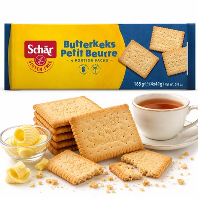 Schar HERBATNIKI BUTTERKEKS PETIT BEURRE BEZGLUTENOWE