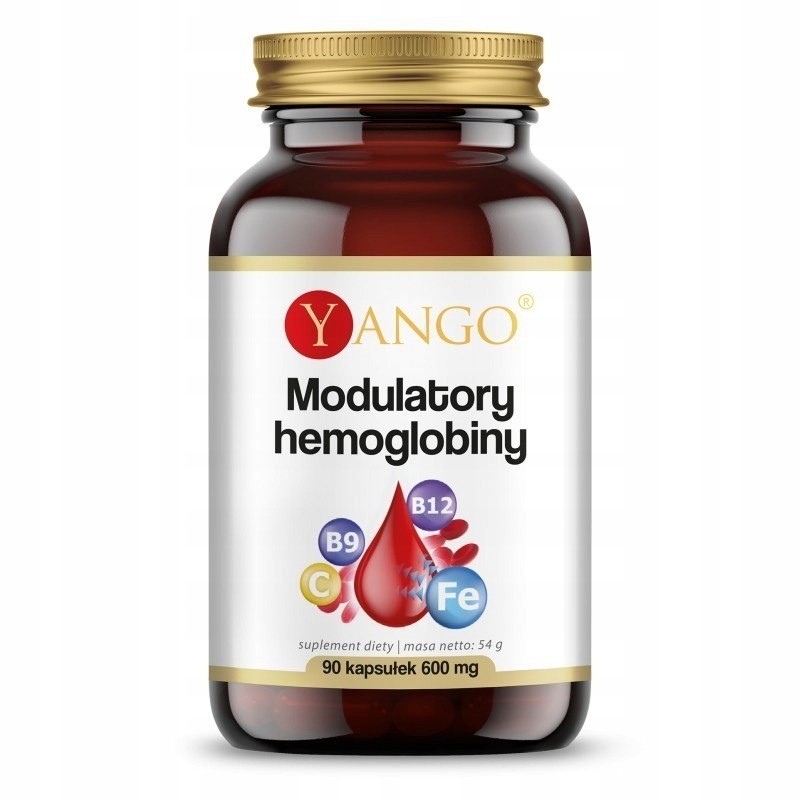 Yango MODULATORY HEMOGLOBINY Żelazo Witamina C B12 Kwas