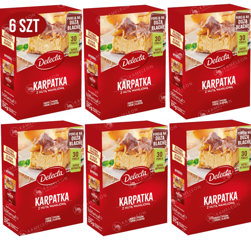Delecta KARPATKA Z NUTĄ WANILII CIASTO + KREM x6