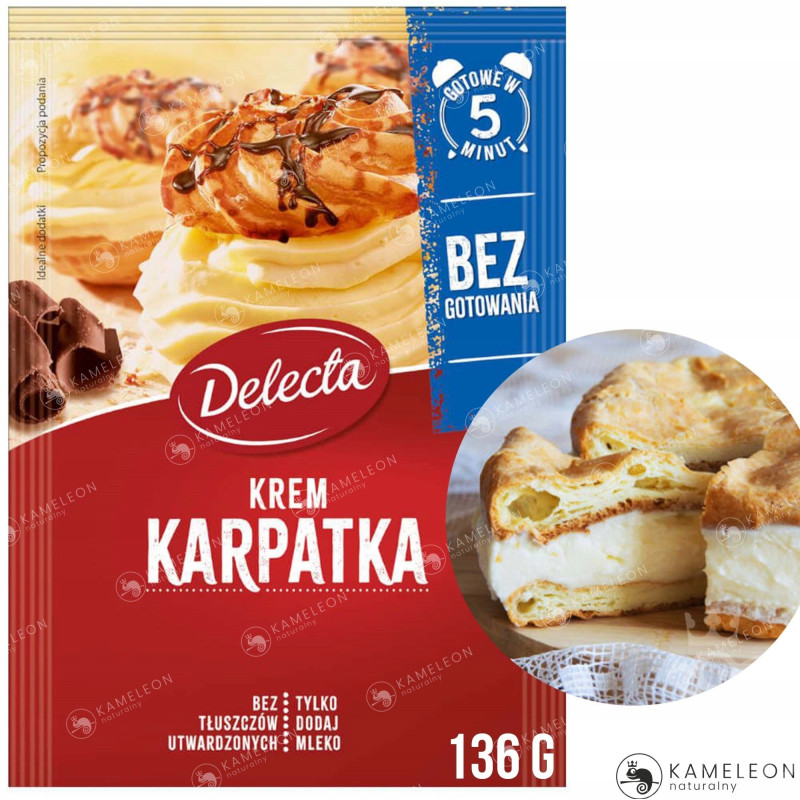 Delecta KREM KARPATKA INSTANT 136g bez gotowania
