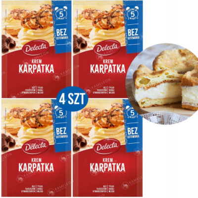 Delecta KREM KARPATKA INSTANT bez gotowania gotowe w 5 min 136g x 4szt