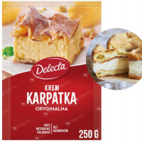 Delecta KREM KARPATKA ORYGINALNA do ciast 100% naturalne składniki 250g